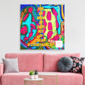 We walk by faith not by sight  canvas afdruk (Insitu (Woonkamer))