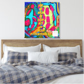 We walk by faith not by sight  canvas afdruk (Insitu (Slaapkamer))