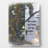We Walk By Faith Not By Sight Fotoplaat (voorkant)
