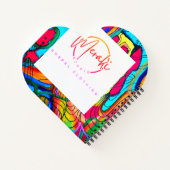 We walk by faith not by sight notitieboek (Achterkant)