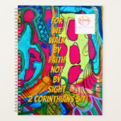 We walk by faith not by sight  planner (Voorkant)