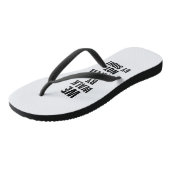 We wandelen door geloof, niet door zicht. teenslippers (Schuin)