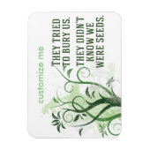 We waren Aangepast voor Inspirerend offerte Magneet (Verticaal)