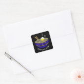 We waren bedoeld om te worden | Funny Pun Vierkante Sticker (Envelop)
