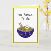 We waren bedoeld om te worden | Ramen Pun Kaart (Gele Bloem)