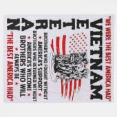 WE WAREN DE BESTE DIE AMERIKA HAD FLEECE DEKEN (Voorkant (Horizontaal))