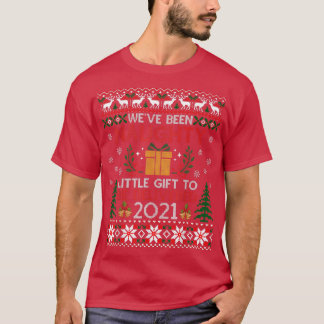 We waren een Naughty Funny Kerstman Baby Zwangersc T-shirt