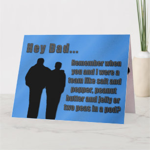 We waren een team vader kaart