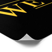 WE WAREN ER POSTER (Hoek)