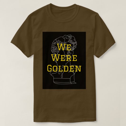 We waren Golden Renaissance Kunst T-shirt (Design voorkant)