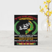 We waren het beste Amerika met Vietnam-veteranenbr Kaart (Gele Bloem)