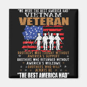 We waren het beste Amerika met Vietnam-veteranenbr Magneet (Voorkant)