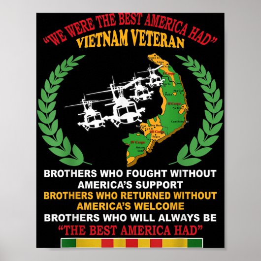 We waren het beste Amerika met Vietnam-veteranenbr Poster (Voorkant)