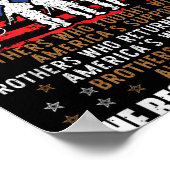 We waren het beste Amerika met Vietnam-veteranenbr Poster (Hoek)