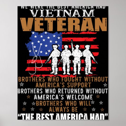 We waren het beste Amerika met Vietnam-veteranenbr Poster (Voorkant)