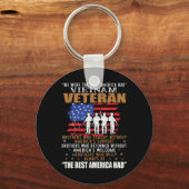 We waren het beste Amerika met Vietnam-veteranenbr Sleutelhanger (Voorkant)