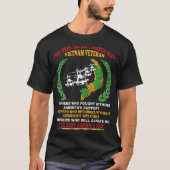We waren het beste Amerika met Vietnam-veteranenbr T-shirt (Voorkant)