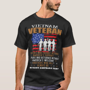 We waren het beste Amerika met Vietnam-veteranenbr T-shirt