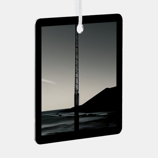 We waren hier ornament met metalen vierkant (Voorkant Rechts)