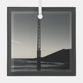 We waren hier ornament van glas