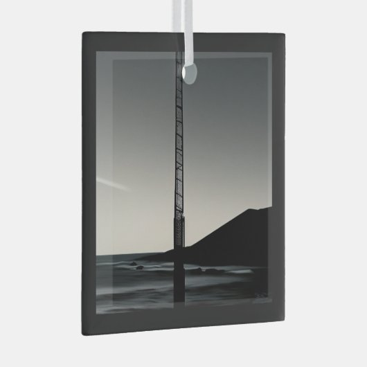 We waren hier ornament van glas (Voorkant Rechts)