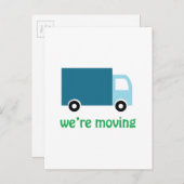 We waren in beweging aankondigingskaart (Voorkant / Achterkant)