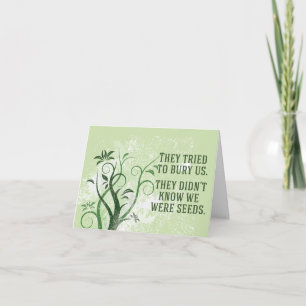 We waren Inspirerend aanvoerprijs Notitiekaartje