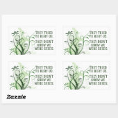 We waren Inspirerend aanvoerprijs Rechthoekige Sticker (Vel)