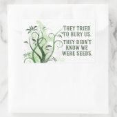 We waren Inspirerend aanvoerprijs Rechthoekige Sticker (Tas)