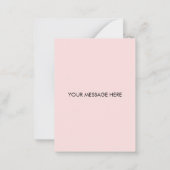 We waren Mint om vrienden te zijn, Kinder schoolkl Notitiekaartje (Achterkant)