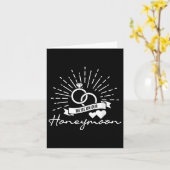 We waren op onze huwelijksreis - liefde huwelijk b kaart (Gele Bloem)