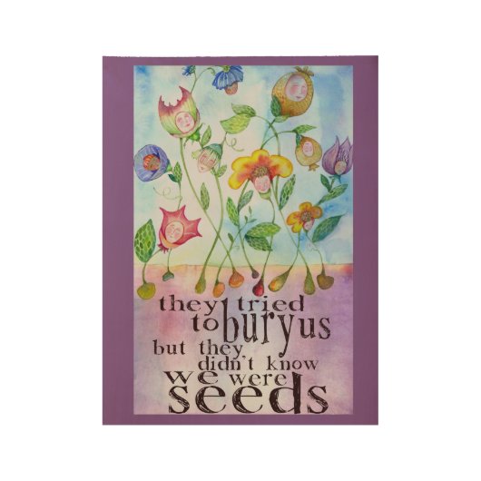 We waren Poster van zaad (Voorkant)