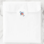 We Waren Samen Beter Grafisch Minimalistisch Desig Ronde Sticker (Tas)