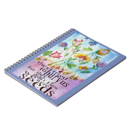 We waren Seeds Spiral Notebook Notitieboek (Linkerzijde)