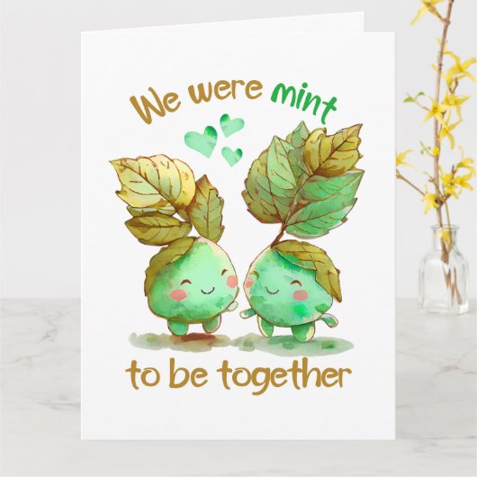 We waren van plan om samen Valentijnsdag te zijn Kaart (Gele Bloem)