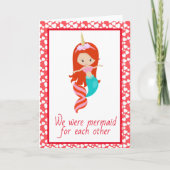 We waren zeemeermin voor elke andere Valentijnsdag Kaart (Voorkant)
