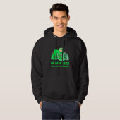 We Wear Green Spinal Cord Injury Awareness Sloth Hoodie (Voorkant volledig)