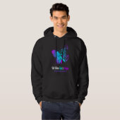 We Wear Teal And Purple Rheumatoid Arthritis Aware Hoodie (Voorkant volledig)