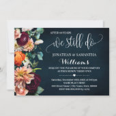 We wedden nog steeds Jubileum wijnmarine Kaart (Voorkant)