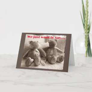 "WE" WENS "U" EEN ZEER MERRY CHRISTMAS HOLIDAY CAR FEESTDAGEN KAART