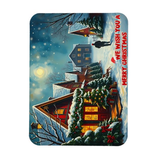 We wensen een vrolijk kerstfeest - 010 magneet (Verticaal)