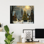 We wensen een vrolijk kerstfeest - O11 Poster (Thuiskantoor)