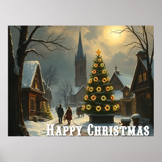 We wensen een vrolijk kerstfeest - O11 Poster (Voorkant)