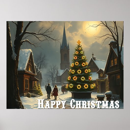 We wensen een vrolijk kerstfeest - O11 Poster (Voorkant)