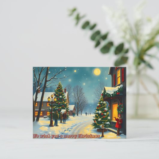 We wensen een vrolijk kerstfeest - O13 Kaart (Staand voorkant)