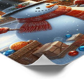 We wensen een vrolijk kerstfeest - O22 Poster (Hoek)