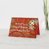 We wensen je een magisch kerstfeest.. en een geluk feestdagen kaart (Voorkant)