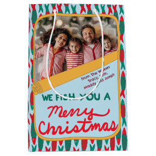 We Wensen Je een Prettig Kerstfeest Grappige Foto Medium Cadeauzakje