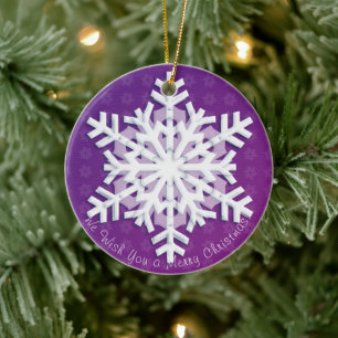 We wensen je een prettige kerst! Gelukkig nieuwjaa Keramisch Ornament