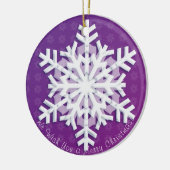 We wensen je een prettige kerst! Gelukkig nieuwjaa Keramisch Ornament (Links)